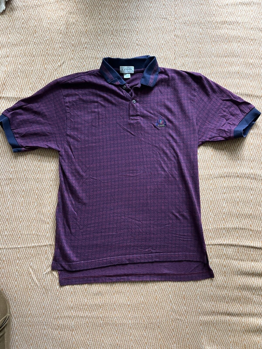 トップス 90s prada purple navy cotton polo shirt Vintage Polo Ralph Lauren Shirt Size XL 90s Purple Yellow Stripe