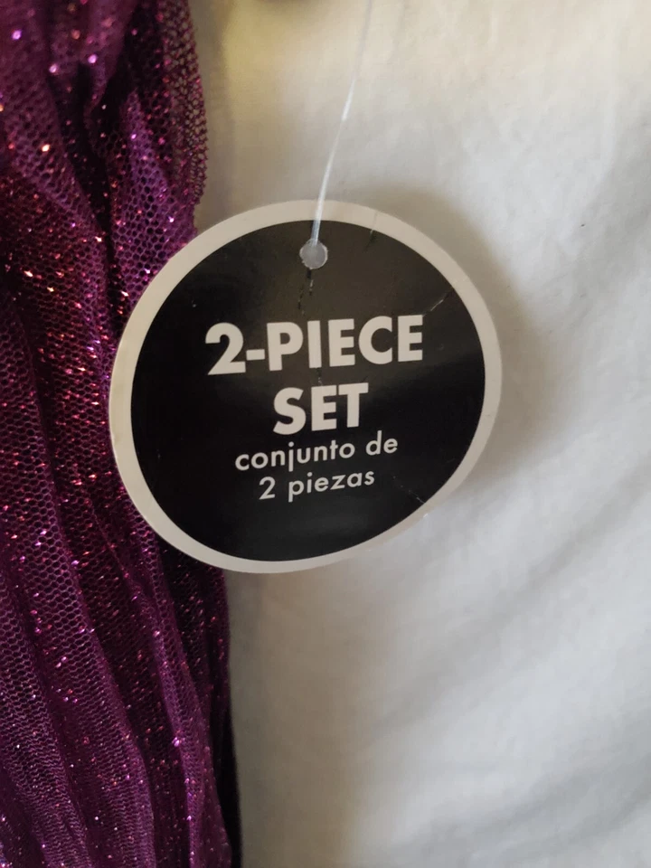 Conjunto de blusa y leggings George de 2 piezas para niñas. Blusa y leggings talla L 10-12 Foto 4 de 4