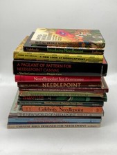 14 Needlepoint Hardcovers Lot