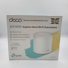 New Sealed TP-Link 1PACK Deco X20 AX1800 Mesh WiFi-6 Wireless Add-On Extender