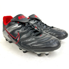 Nike Park II FG Men's Soccer Cleats Black/Red 359613-061 2009 UK7.5 US8.5 EUR42