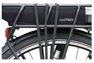 Scatola Batteria Litio Posteriore per Bici Elettrica Coperchio Antipioggia Copri Batteria Borsa Impermeabile Coperchio Protettivo Batteria per