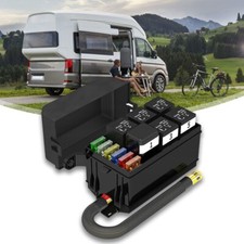 Fuse 12V 40A 4-pin Relay Box Pre-Wired 6 Relay Slots and 6 ATC/ATO Fuse Holder