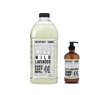 Newport Home and Body Company Hand Soap Refill, 2-Pack (Wild Lavender))
