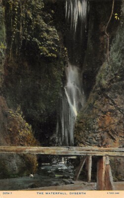 TUCK TOPIGRAPHISCHE POSTKARTE WASSERFALL DYSERTH GEBRAUCHT UNGEBRAUCHT GD+