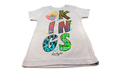 LA Kings Toddlers Baby Little Girl Purple Lol Bff Omg Heart Love T Shirt NHL C15