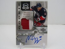 NIGEL DAWES 2006-07 UD THE CUP ROOKIE RC PATCH AUTOGRAPH AUTO #247/249! RANGERS!
