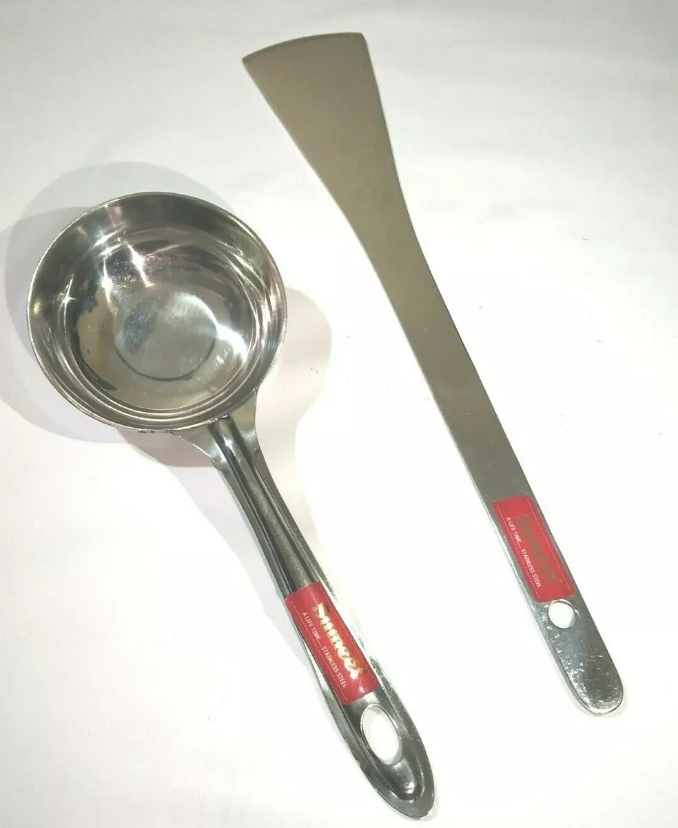 Dosa Making Spoon/Ladle Set of 2 Pcs1 Turner1 Short Pour Ladle