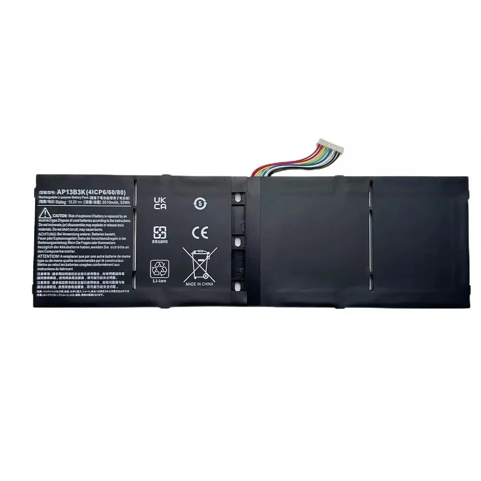 Batería AP13B3K AP13B8K para Acer Aspire M5-583P Series M5-583P-6637 M5-583P-6423 Foto 4 de 4