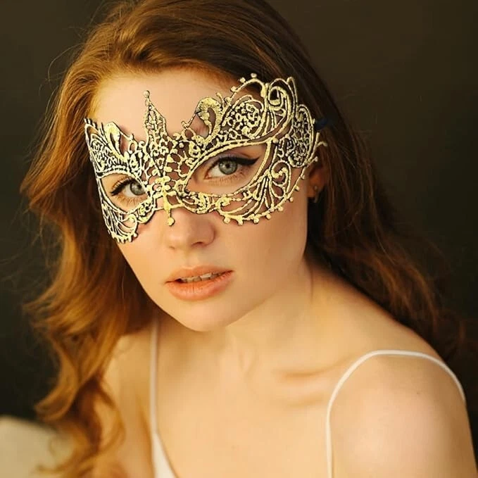 TCOTBE 3-Piece Venetian Party Lace Masquerade Masks - Women's Sexy Elastic Masks - Image 3 of 4