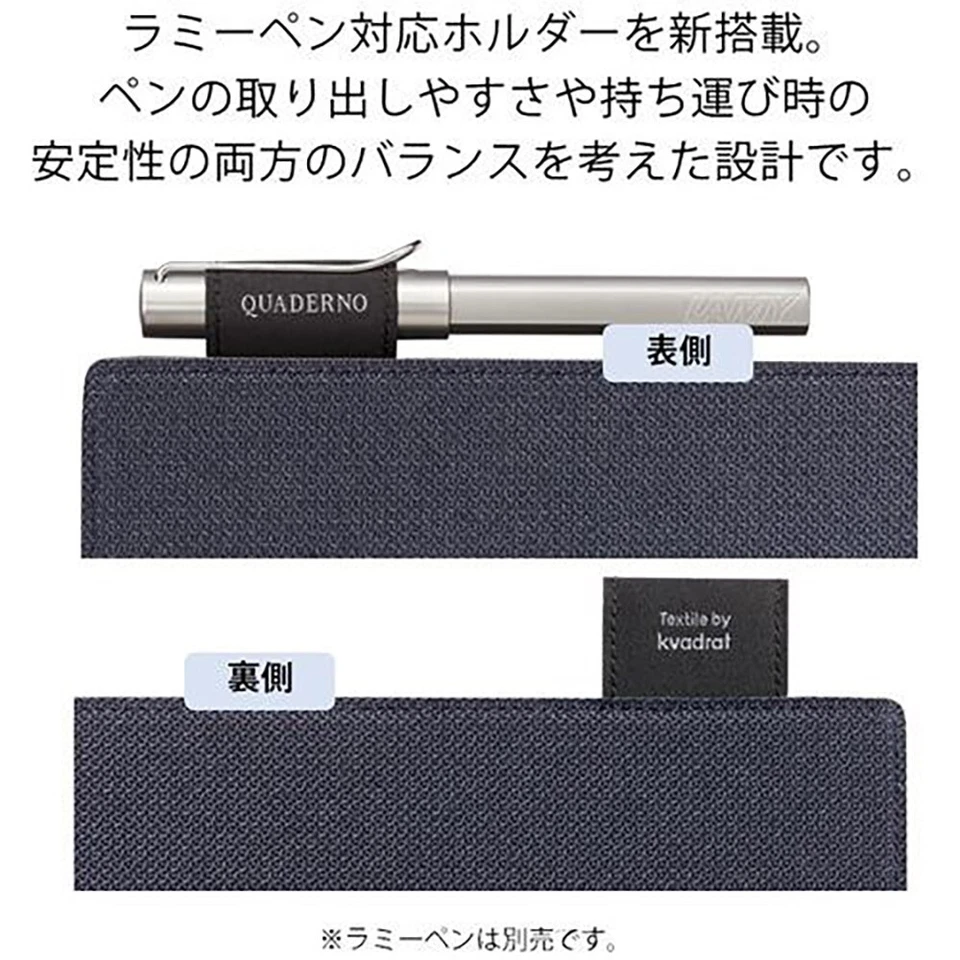 FUJITSU QUADERNO Cover A5 Size Gen.2/Gen.3C 10.3 in FMVCV51BK Blue-Black Fabric - Image 3 of 4