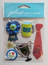 Jolee's #1 Dad Father's Day Scrapbooking Stickers
