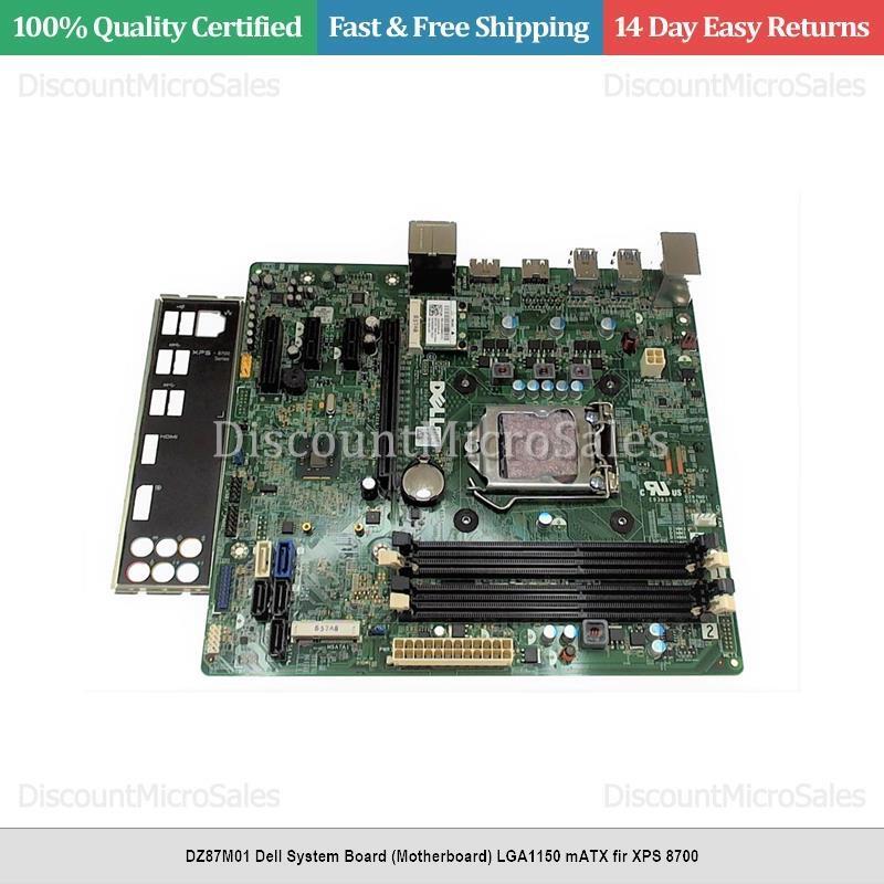 Dell Motherboard DZ87M01 Gy0530 With I74770 3.46GHZ Processor 8GB Ram