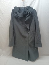 Rothschild Pea Coat Girls 16 Wool Black Lined Needs Dry-cleaned Has A Few Spots 