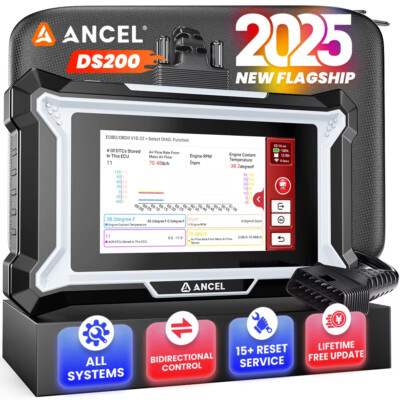 ANCEL DS200 OBD2 Scanner Diagnostic Tool Full System Car Code Reader ABS SRS EPB