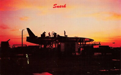 Postcard Air Force Northrop Snark Patric Air Force Base Florida