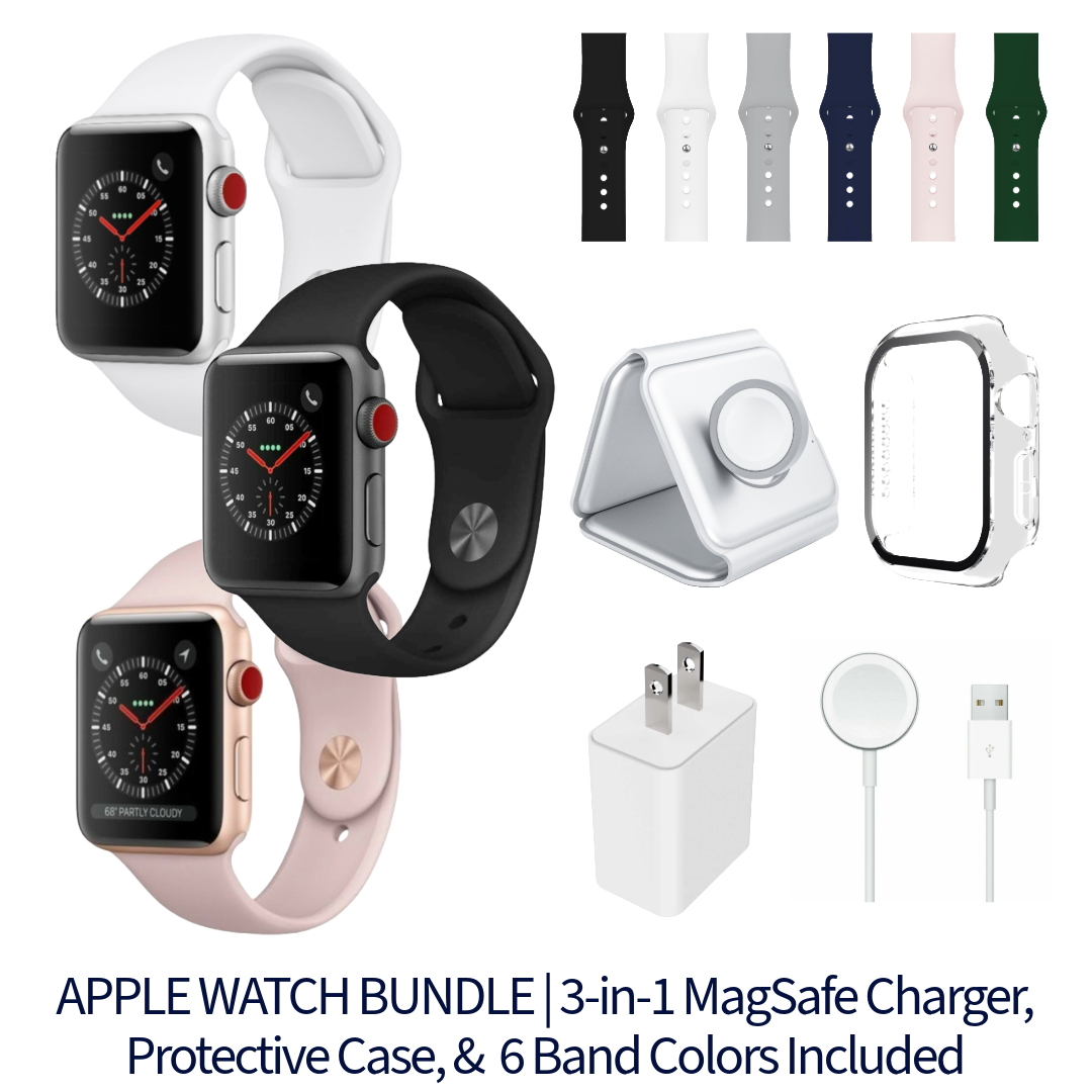 Apple Watch Series 3 38mm 42mm GPS + WIFI + LTE UNLOCKED - BUNDLE  display picture 1