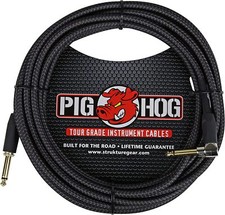 Pig Hog 20ft Right Angle Cables Various Colors 
