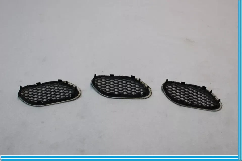 03-12 Maserati Quattroporte M139 Front Left Driver Bumper Grille Set Chrome OEM