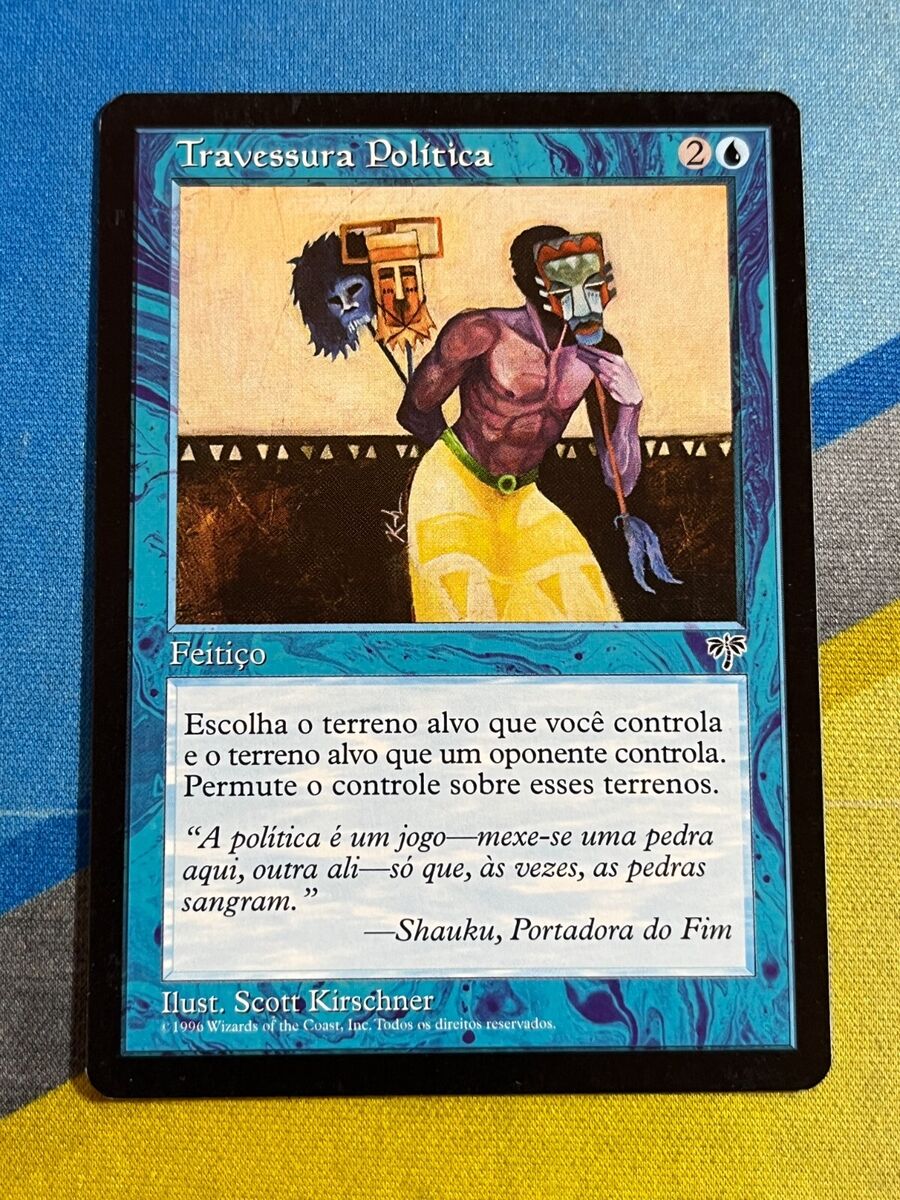 Magic the Gathering MTG Mirage AMULET OF UNMAKING Portuguese