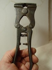 VINTAGE STARRETT 7" WIRE NIPPER PLIERS,