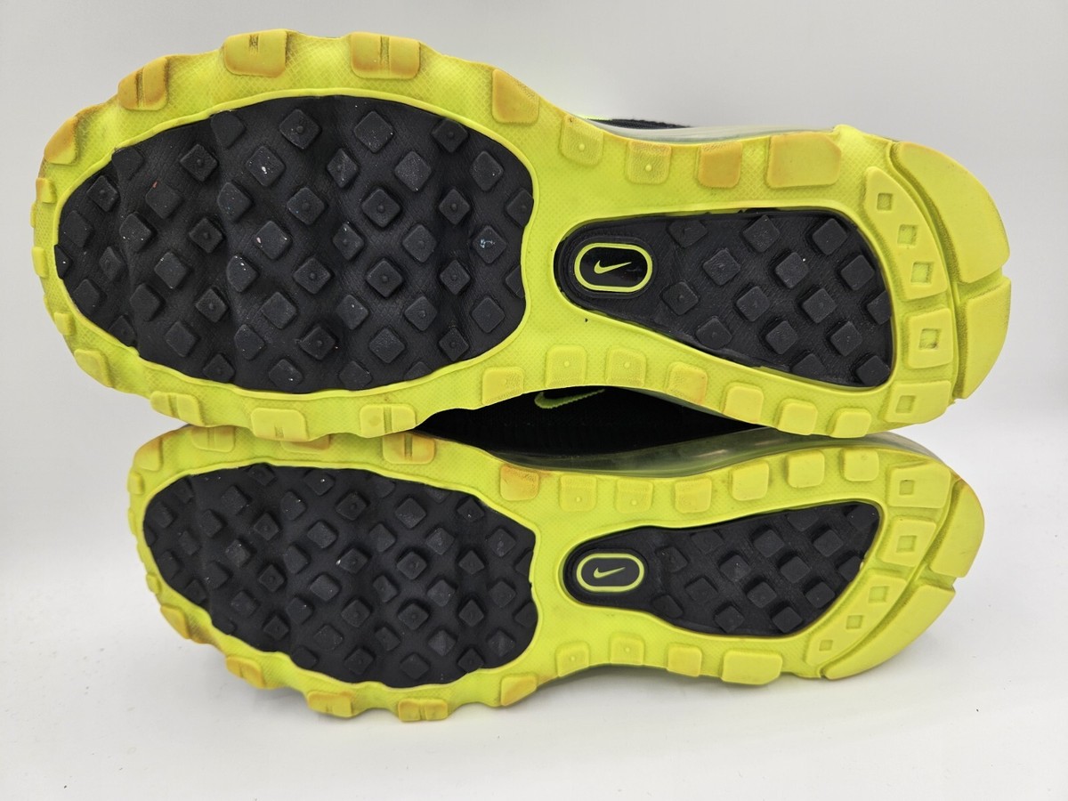 Nike Air Max 24-7 Black Gray Volt Yellow 401257-002 7Y  display picture 1