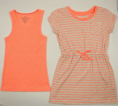 Danskin Circo Girls Lot 4 Swimsuit Shorts Tank Dress Set Outfit Size Medium 7/8 - Picture 2 of 9