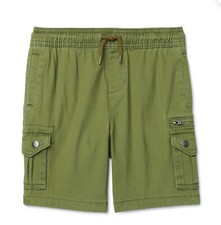 Wonder Nation Boys Green Stretch Cargo Shorts Size M 8 NEW