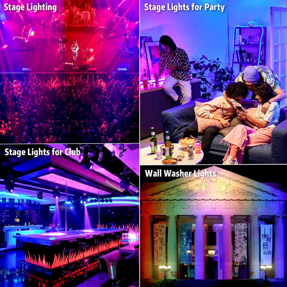 Wall Wash Bar Light DMX512 144 LED RGB 3in1 DJ Party Disco Stage Show Display - Image 3 of 4