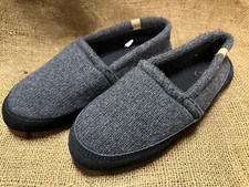 ACORN MOC SLIPPERS DARK CHARCOAL MEN NEW