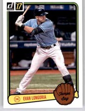 2017 Donruss 1983 Retro Variation Evan Longoria Insert MLB Parallel Rays #35
