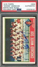 Goose Gossage PSA DNA Signed 1976 Topps Team Autograph