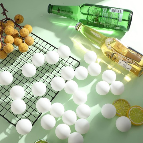300 Pcs 40 mm White Bulk Table Tennis Balls for Christmas Party Supplies Indoor - Picture 4 of 9