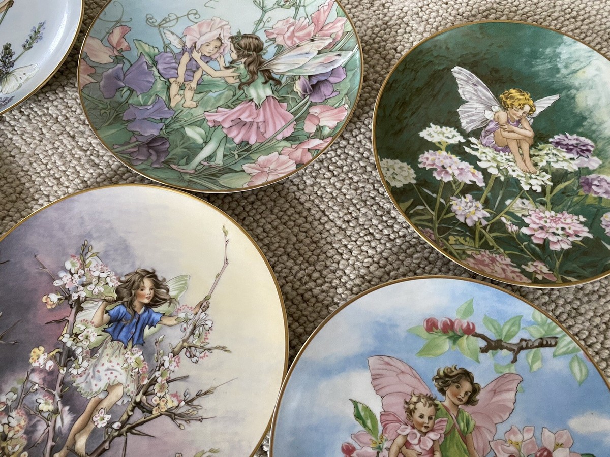 First six Festival of Flower Faries Cecily Mary Barker plates | eBay