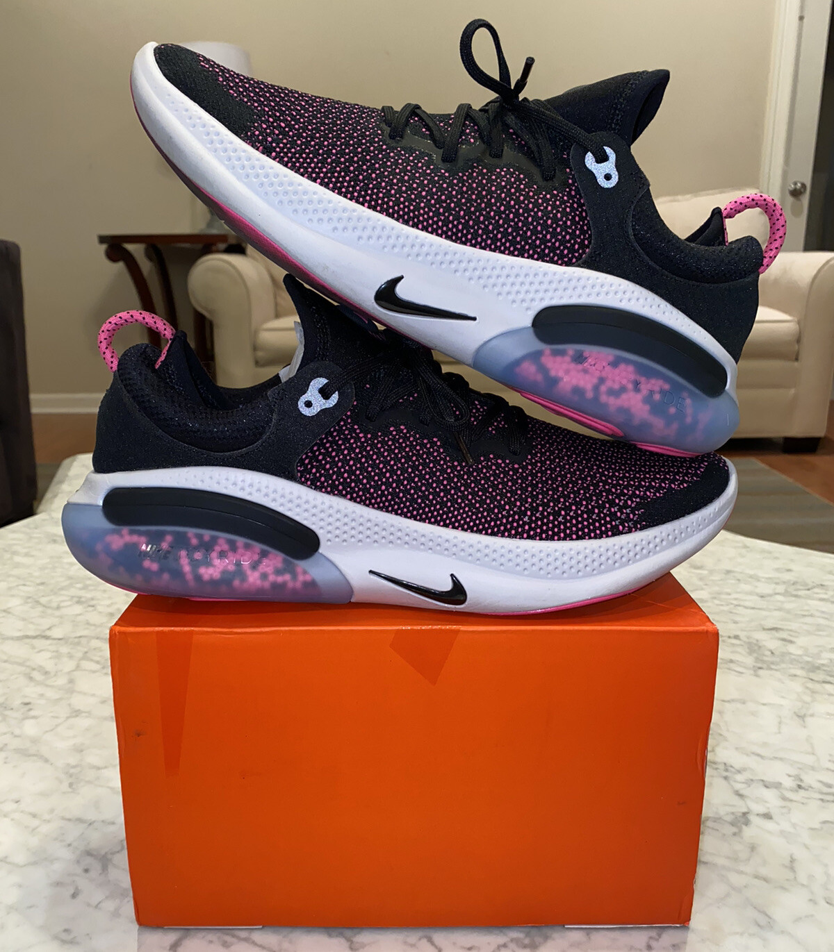 Nike Joyride Flyknit Pink Blast Black 