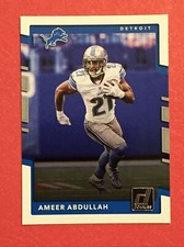 2017 Panini Donruss Football #178 Ameer Abdullah - Detroit Lions