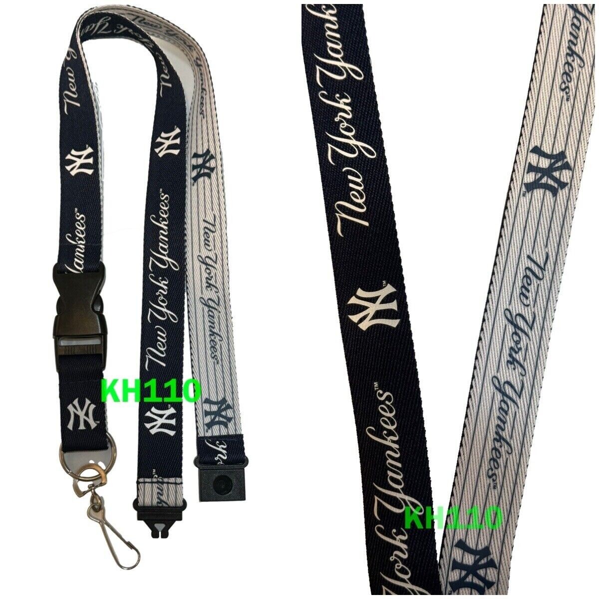 MLB New York Yankees two tone Clip on Lanyard
