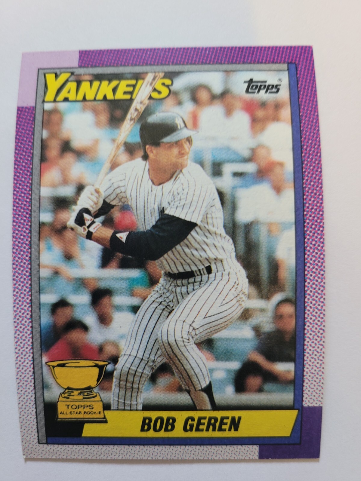 1990 TOPPS BOB GREEN #536 NM