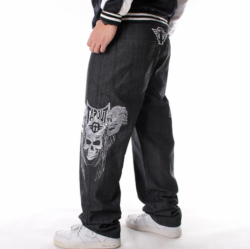 NUOVI Pantaloncini Uomo Modello di Ala Baggy Pantaloni Streetwear Hip Hop  Jeans in Denim Ricamo | eBay