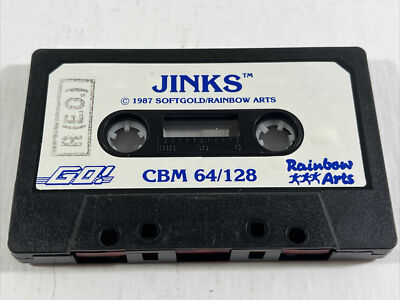 Jinks Go Game Commodore 64 C64 128 Softgold Rainbow Arts Cassette Tape Original