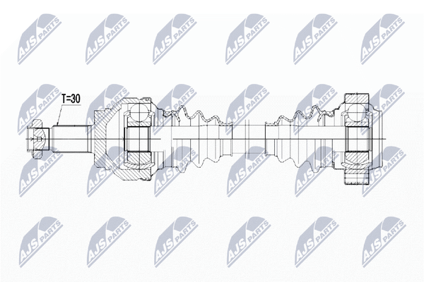 Antriebswelle NTY NPW-BM-043 FüR E90 E91 E92 BMW 3Er 5Er E60 Touring E61 7Er E65-image