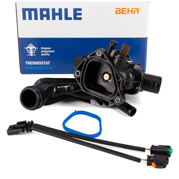 Behr / Mahle Thermostat + GehäUse Sensor Kabel FüR Citroen Mini Peugeot 1.4 1.6-image