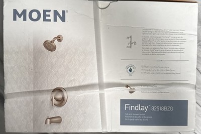 Moen Findlay 82518BZG Tub and Shower Faucet-Bronzed Gold 