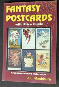 ***VINTAGE 1996 FANTASY POSTCARD REFERENCE & PRICE GUIDE PAPERBACK BOOK***