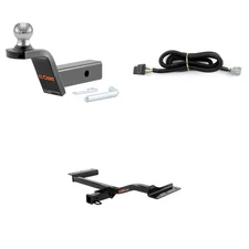 CURT Class 3 Tow Package Trailer Hitch, Wiring, Ball Mount - 13143, 56083, 45152