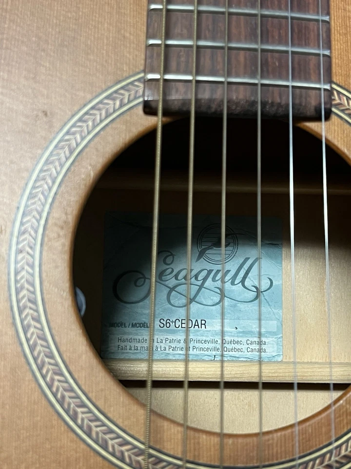 Seagull Guitars S6 Cedar With Case - Image 4 of 4