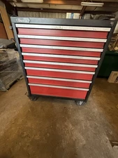 Amada Thick Turret Punch Tooling, Punches, Dies, Misc Items And Tooling Cabinet.