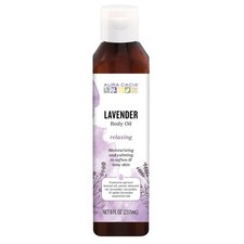 Aura Cacia Body Oil, Relaxing Lavender, 8 Fluid Ounce Pack of 2