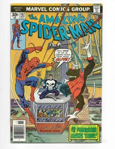 Amazing Spider-Man 162 1976 Marvel Comics VG/F 5.0 Punisher Nightcrawler Jigsaw
