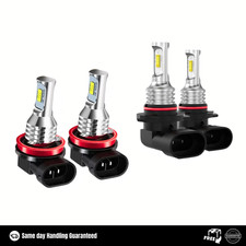 Us 9005 H11 Led Headlight Bulbs Combo 20000lm 6000k White High Low Beam Fanless
